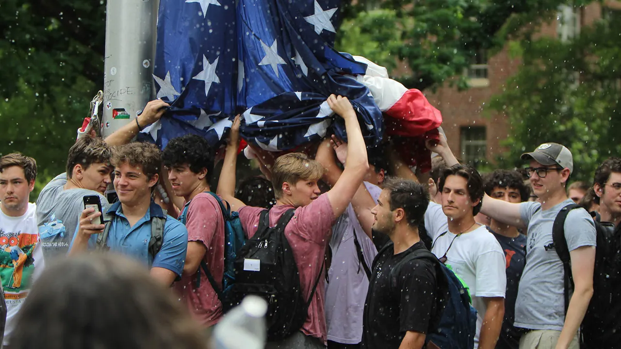 unc fraternity flag